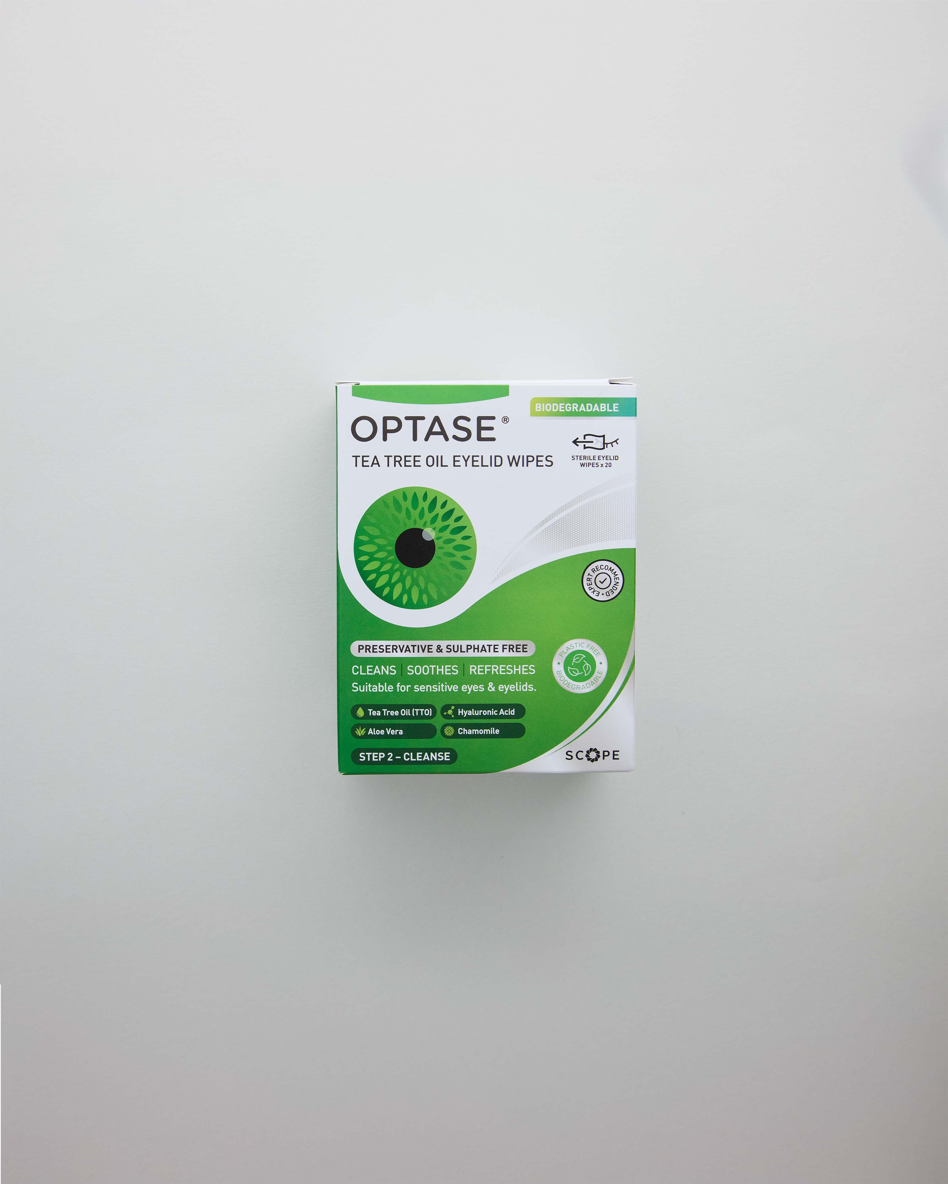 Optase Tea Tree Oil Eyelid Wipes