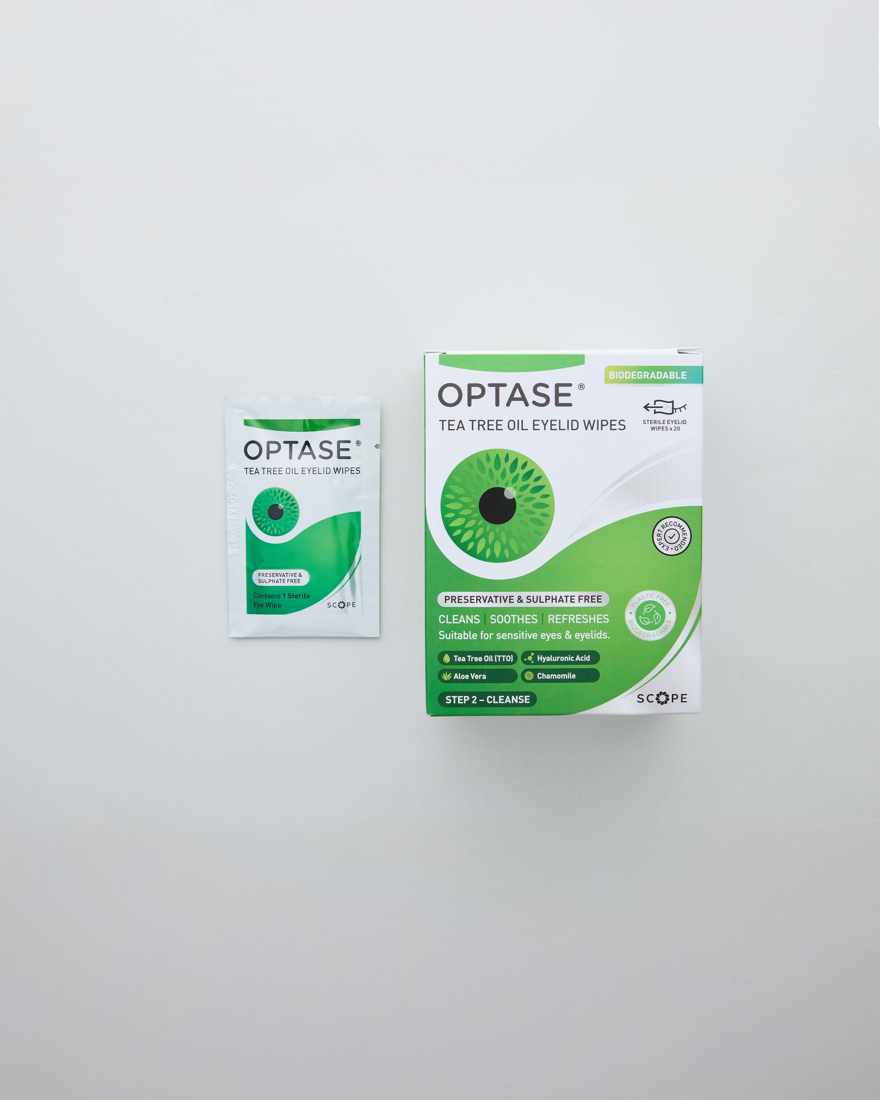 Optase Tea Tree Oil Eyelid Wipes - Image 2